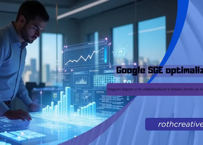 rothcreative - Google SGE optimalizálás Hogyan legyen a te vállalkozásod a hiteles forrás az AI válaszaiban