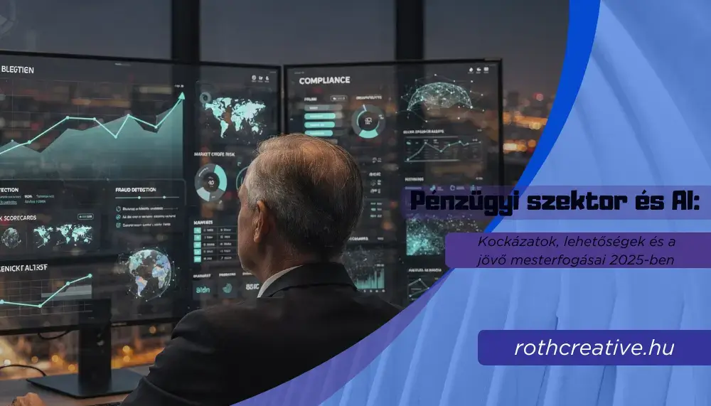 Pénzügyi szektor és AI: kockázatok, lehetőségek és a jövő mesterfogásai 2025-ben 2 rothcreative - Pénzügyi szektor és AI kockázatok, lehetőségek és a jövő mesterfogásai 2025-ben