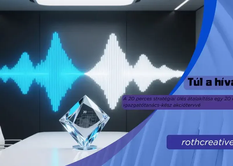 rothcreative - Túl a híváson A 20 perces stratégiai ülés átalakítása egy 20 oldalas, igazgatótanács-kész akciótervvé