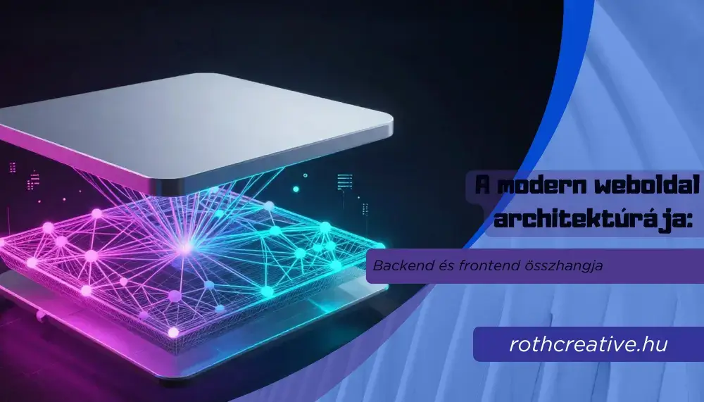 A modern weboldal architektúrája: Backend és frontend összhangja 6 rothcreative - A modern weboldal architektúrája Backend és frontend összhangja