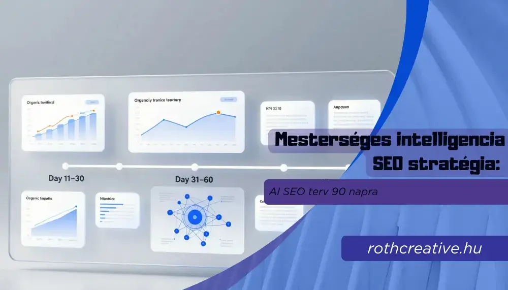 rothcreative - Mesterséges intelligencia SEO stratégia AI SEO terv 90 napra