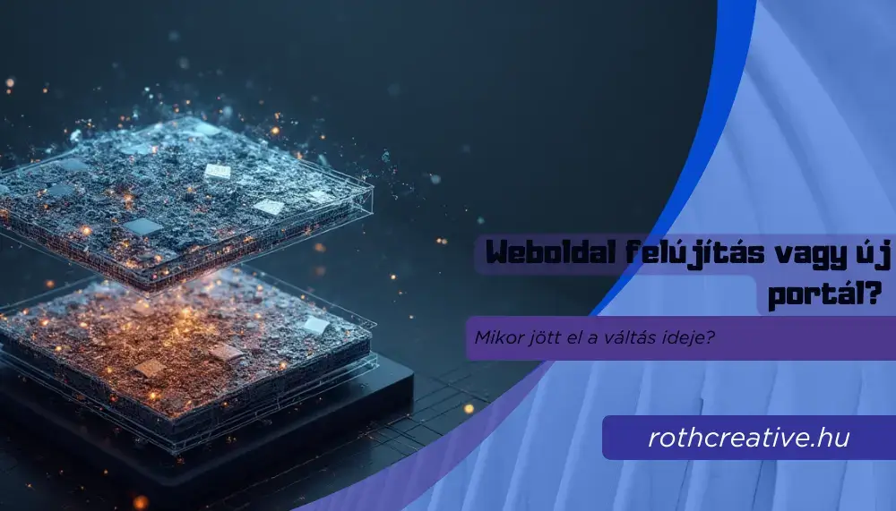 Weboldal felújítás vagy új portál? Mikor jött el a váltás ideje? 7 rothcreative - Weboldal felújítás vagy új portál Mikor jött el a váltás ideje