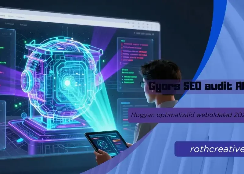 rothcreative - Gyors SEO audit AI-val: Hogyan optimalizáld weboldalad 2026-ban?