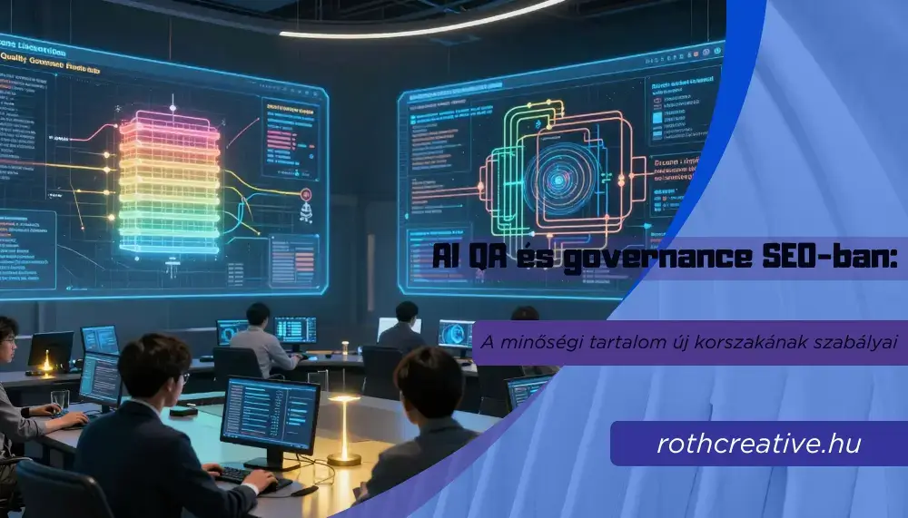 AI QA és governance SEO-ban: A minőségi tartalom új korszakának szabályai 1 rothcreative - AI QA és governance SEO-ban A minőségi tartalom új korszakának szabályai