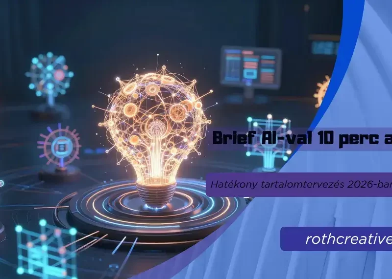 rothcreative - Brief AI-val 10 perc alatt Hatékony tartalomtervezés 2026-ban