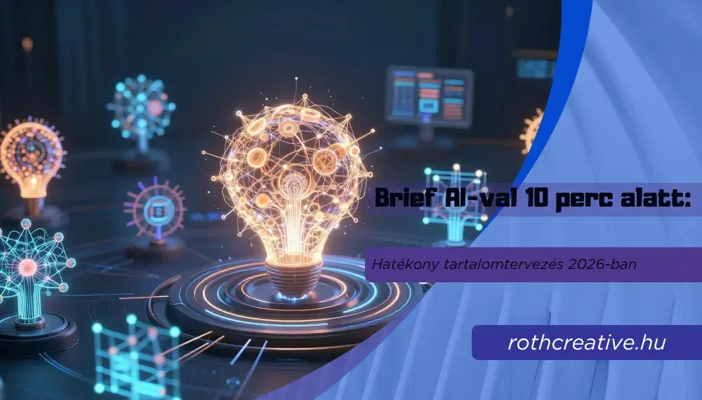 rothcreative - Brief AI-val 10 perc alatt Hatékony tartalomtervezés 2026-ban