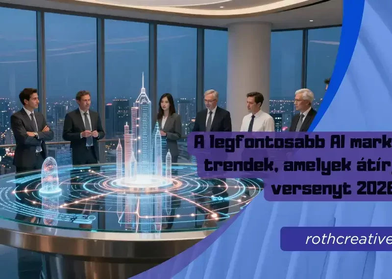 rothcreative - A legfontosabb AI marketing trendek, amelyek átírják a versenyt 2026-ban