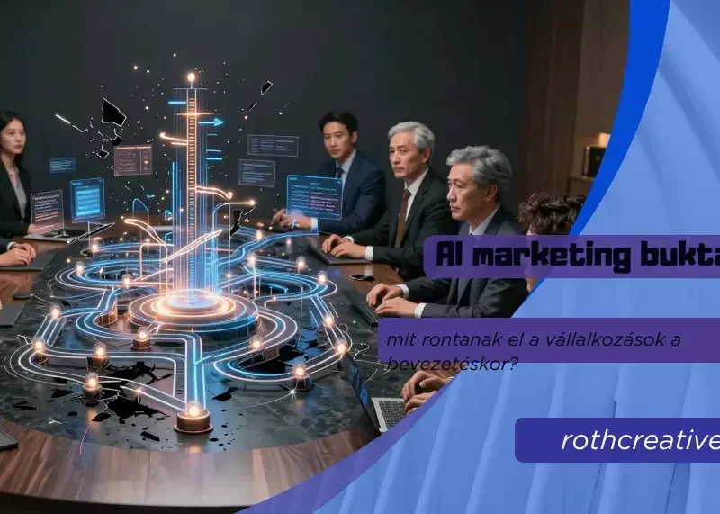 rothcreative - AI marketing buktatók mit rontanak el a vállalkozások a bevezetéskor