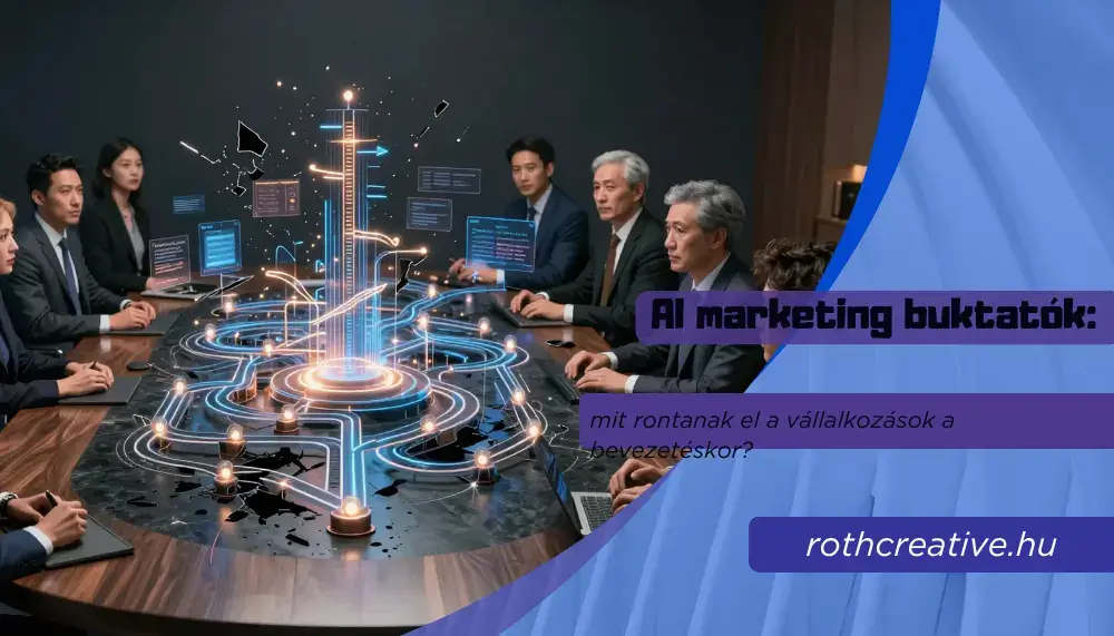 rothcreative - AI marketing buktatók mit rontanak el a vállalkozások a bevezetéskor