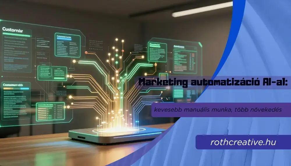 rothcreative - Marketing automatizáció AI-val kevesebb manuális munka, több növekedés