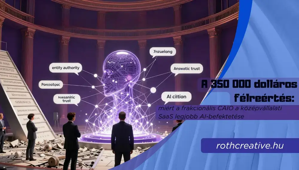 A 350 000 dolláros félreértés: miért a frakcionális CAIO a középvállalati SaaS legjobb AI-befektetése 1 rothcreative - A 350 000 dolláros félreértés miért a frakcionális CAIO a középvállalati SaaS legjobb AI-befektetése