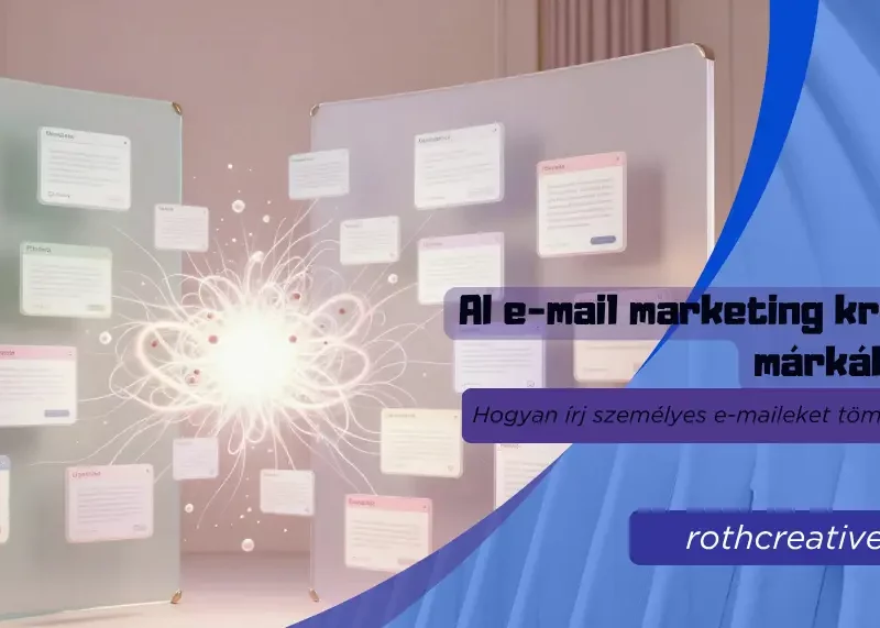 rothcreative - AI e-mail marketing kreatív márkáknak Hogyan írj személyes e-maileket tömegesen