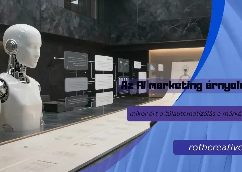 Az AI marketing árnyoldalai: mikor árt a túlautomatizálás a márkának? 1 rothcreative - Az AI marketing árnyoldalai mikor árt a túlautomatizálás a márkának