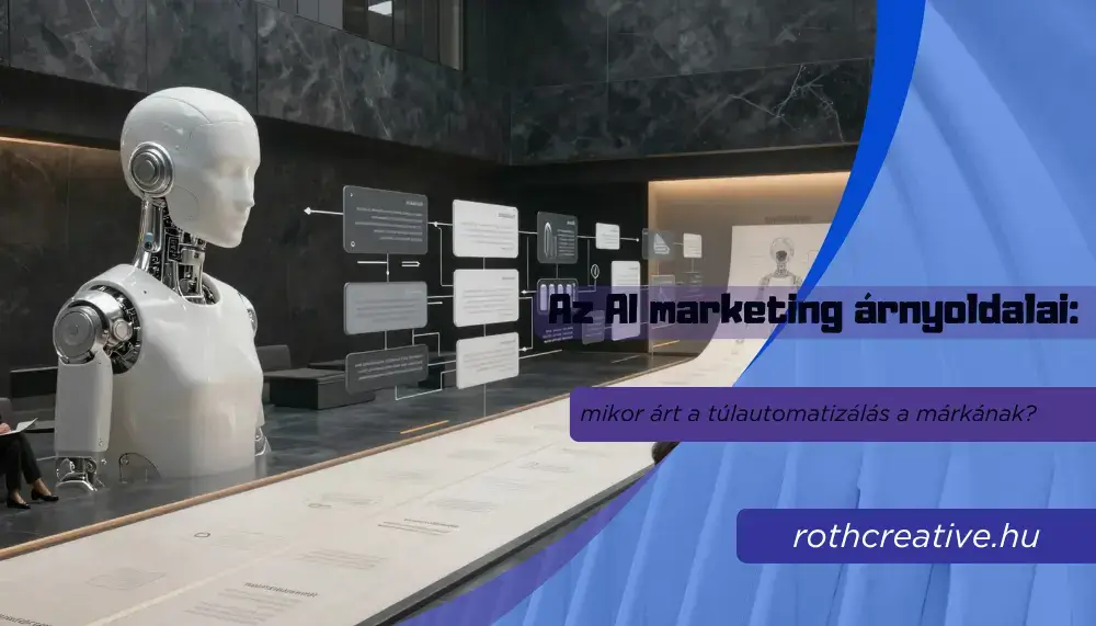 rothcreative - Az AI marketing árnyoldalai mikor árt a túlautomatizálás a márkának