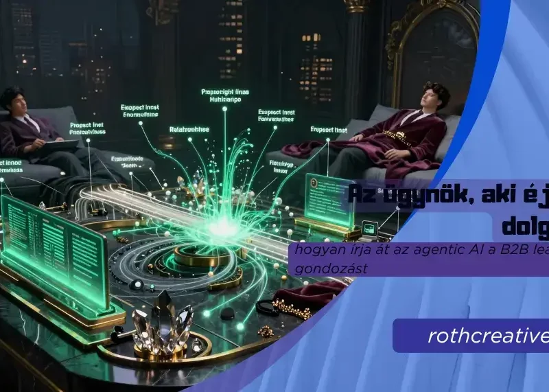 Az ügynök, aki éjjel is dolgozik: hogyan írja át az agentic AI a B2B lead gondozást 1 rothcreative - Az ügynök, aki éjjel is dolgozik hogyan írja át az agentic AI a B2B lead gondozást