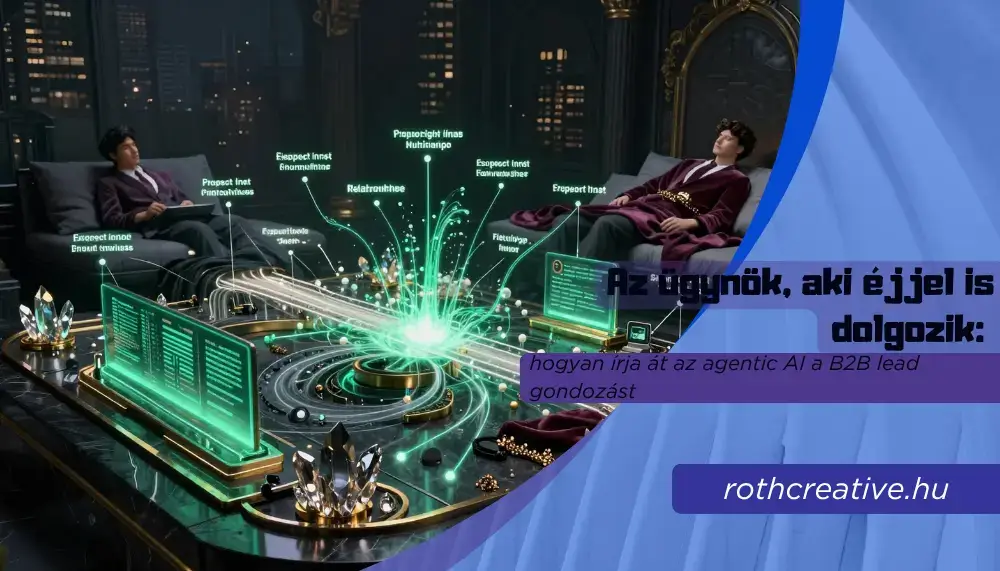 Az ügynök, aki éjjel is dolgozik: hogyan írja át az agentic AI a B2B lead gondozást 2 rothcreative - Az ügynök, aki éjjel is dolgozik hogyan írja át az agentic AI a B2B lead gondozást