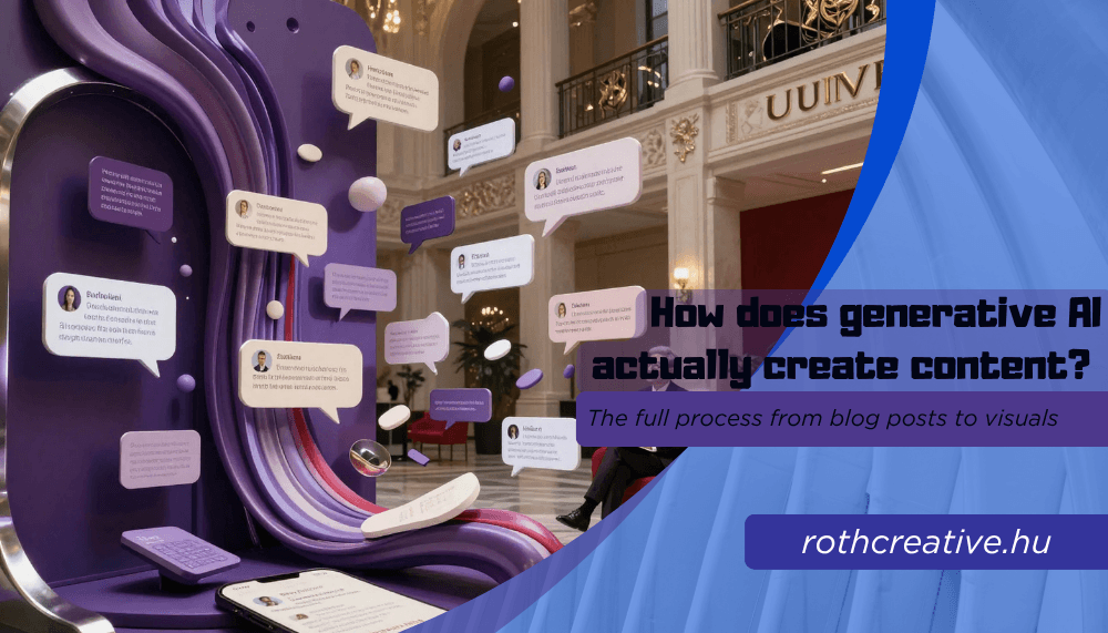 rothcreative - How does generative AI actually create content The full process from blog posts to visuals