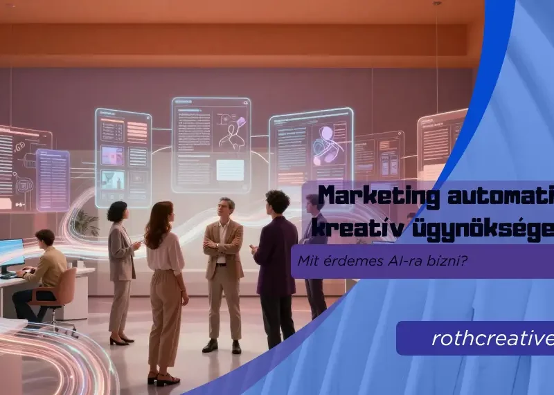 rothcreative - Marketing automatizálás kreatív ügynökségeknél Mit érdemes AI-ra bízni