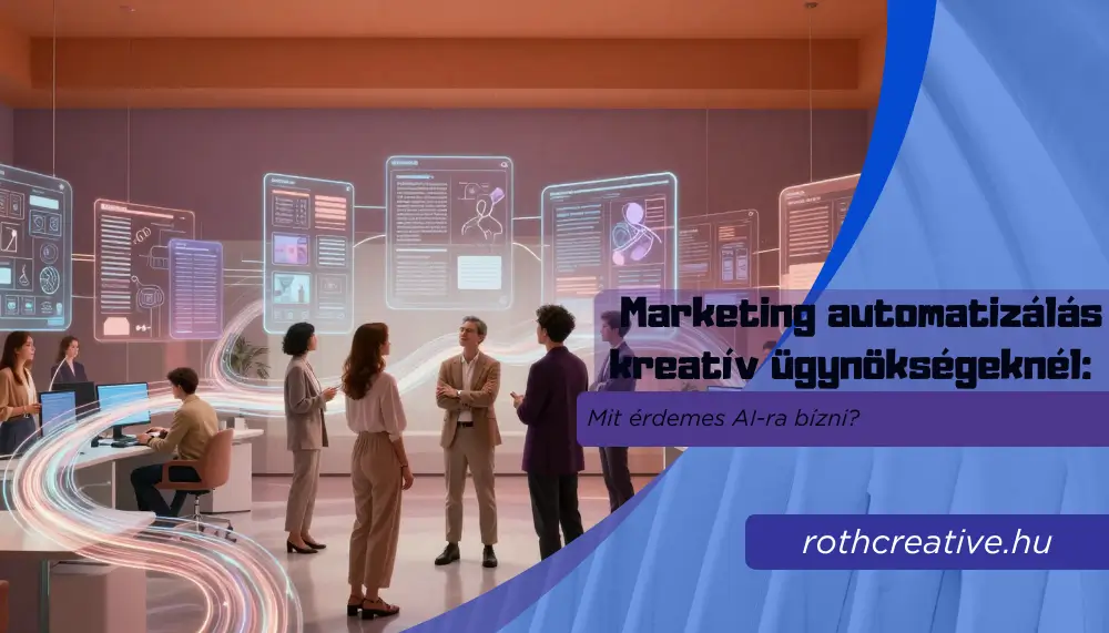 rothcreative - Marketing automatizálás kreatív ügynökségeknél Mit érdemes AI-ra bízni
