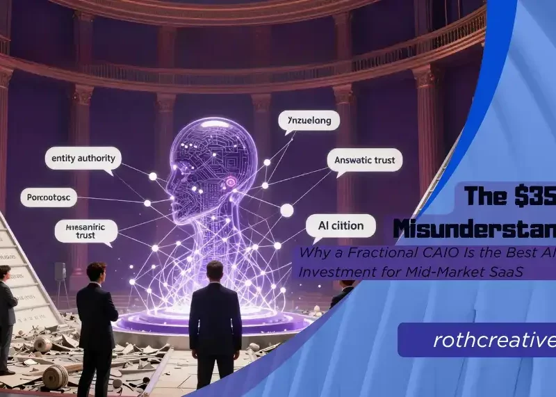 The $350,000 Misunderstanding: Why a Fractional CAIO Is the Best AI Investment for Mid-Market SaaS 2 rothcreative - The 350,000 Misunderstanding Why a Fractional CAIO Is the Best AI Investment for Mid-Market SaaS