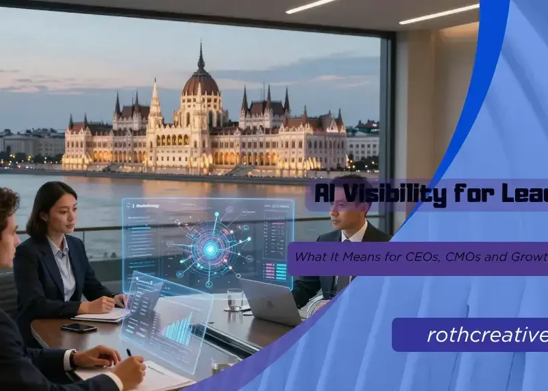AI Visibility for Leaders: What It Means for CEOs, CMOs and Growth Leaders 2 rothcreative - AI Visibility for Leaders What It Means for CEOs, CMOs and Growth Leaders