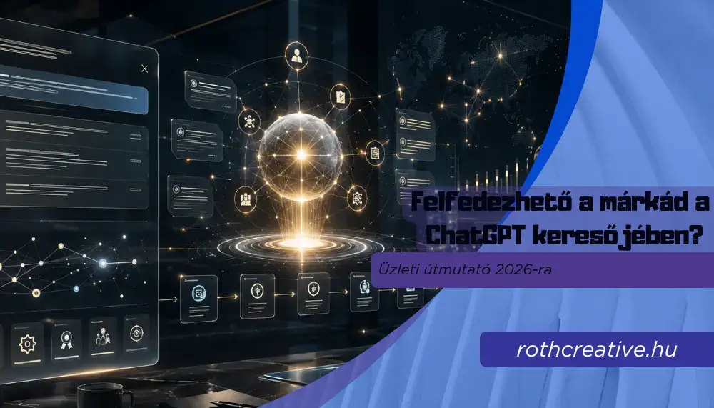 rothcreative - Felfedezhető a márkád a ChatGPT keresőjében Üzleti útmutató 2026-ra