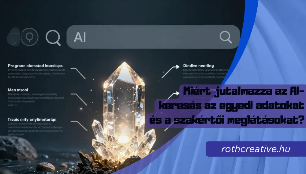 rothcreative - Miért jutalmazza az AI-keresés az egyedi adatokat és a szakértői meglátásokat