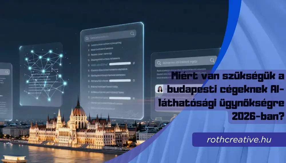 Miért van szükségük a budapesti cégeknek AI-láthatósági ügynökségre 2026-ban? 1 rothcreative - Miért van szükségük a budapesti cégeknek AI-láthatósági ügynökségre 2026-ban