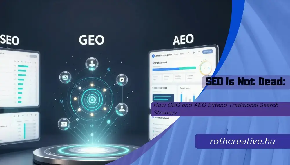 SEO Is Not Dead: How GEO and AEO Extend Traditional Search Strategy 2 rothcreative - SEO Is Not Dead How GEO and AEO Extend Traditional Search Strategy