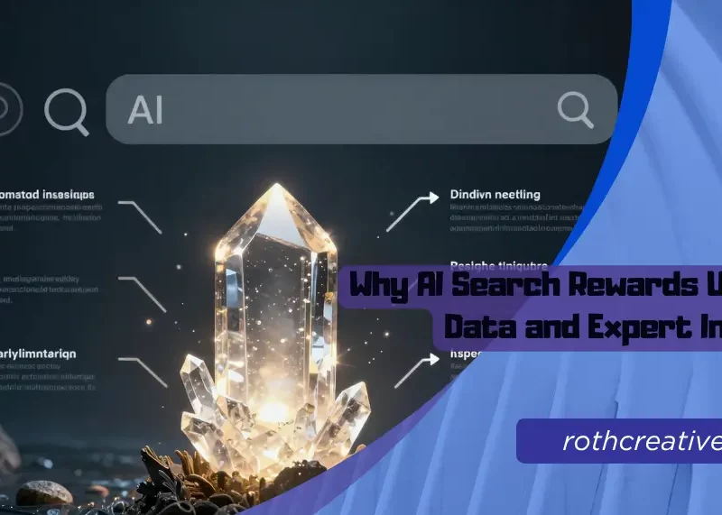 Why AI Search Rewards Unique Data and Expert Insight 2 rothcreative- Why AI Search Rewards Unique Data and Expert Insight