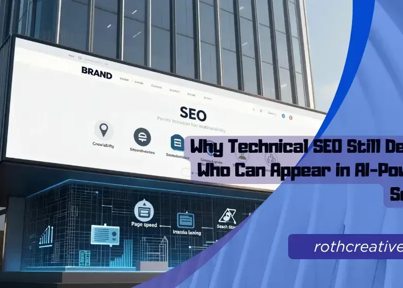 Why Technical SEO Still Decides Who Can Appear in AI-Powered Search 2 rothcreative - Why Technical SEO Still Decides Who Can Appear in AI-Powered Search