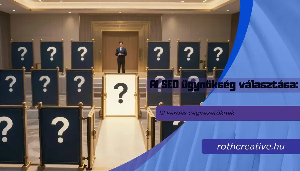 rothcreative - AI SEO ügynökség választása 12 kérdés cégvezetőknek