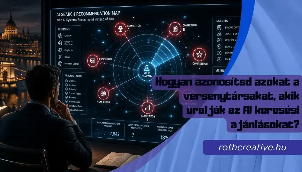 rothcreative - Hogyan azonosítsd azokat a versenytársakat, akik uralják az AI keresési ajánlásokat