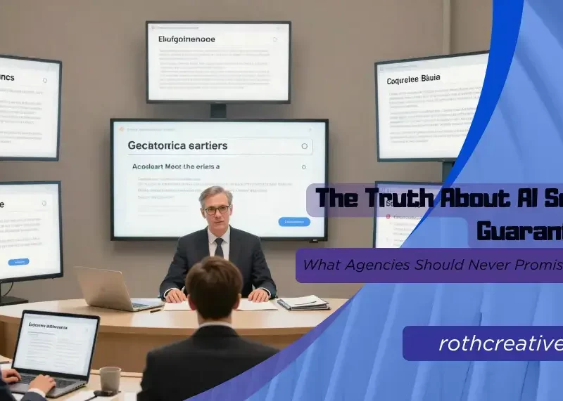 The Truth About AI Search Guarantees: What Agencies Should Never Promise 2 rothcreative - The Truth About AI Search Guarantees What Agencies Should Never Promise
