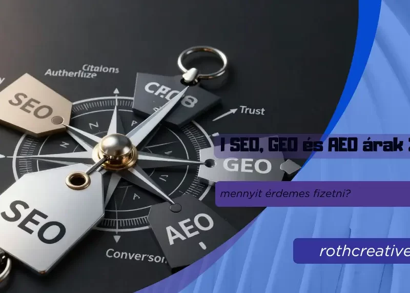 AI SEO, GEO és AEO árak 2026: mennyit érdemes fizetni? 1 rothcreative - ai-seo-geo-es-aeo-arak-2026-mennyit-erdemes-fizetni