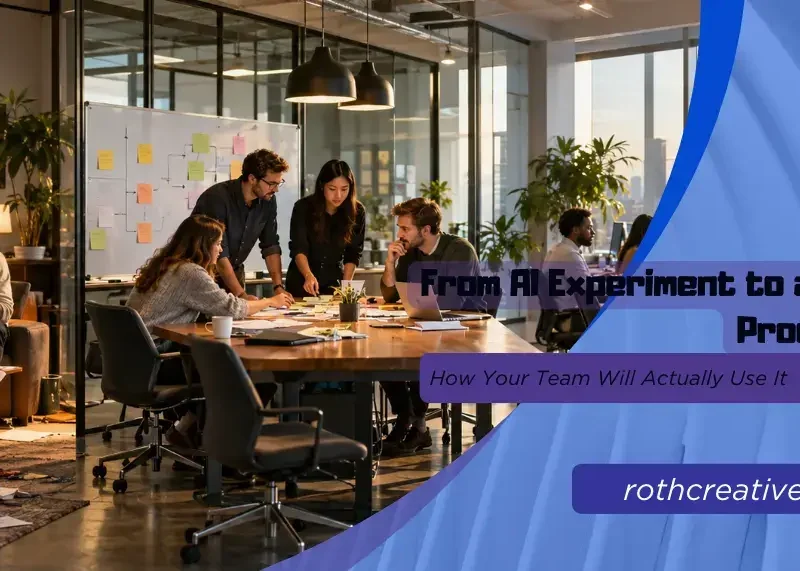 From AI Experiment to a Real Process: How Your Team Will Actually Use It 1 rothcreative From AI Experiment to a Real Process How Your Team Will Actually Use It